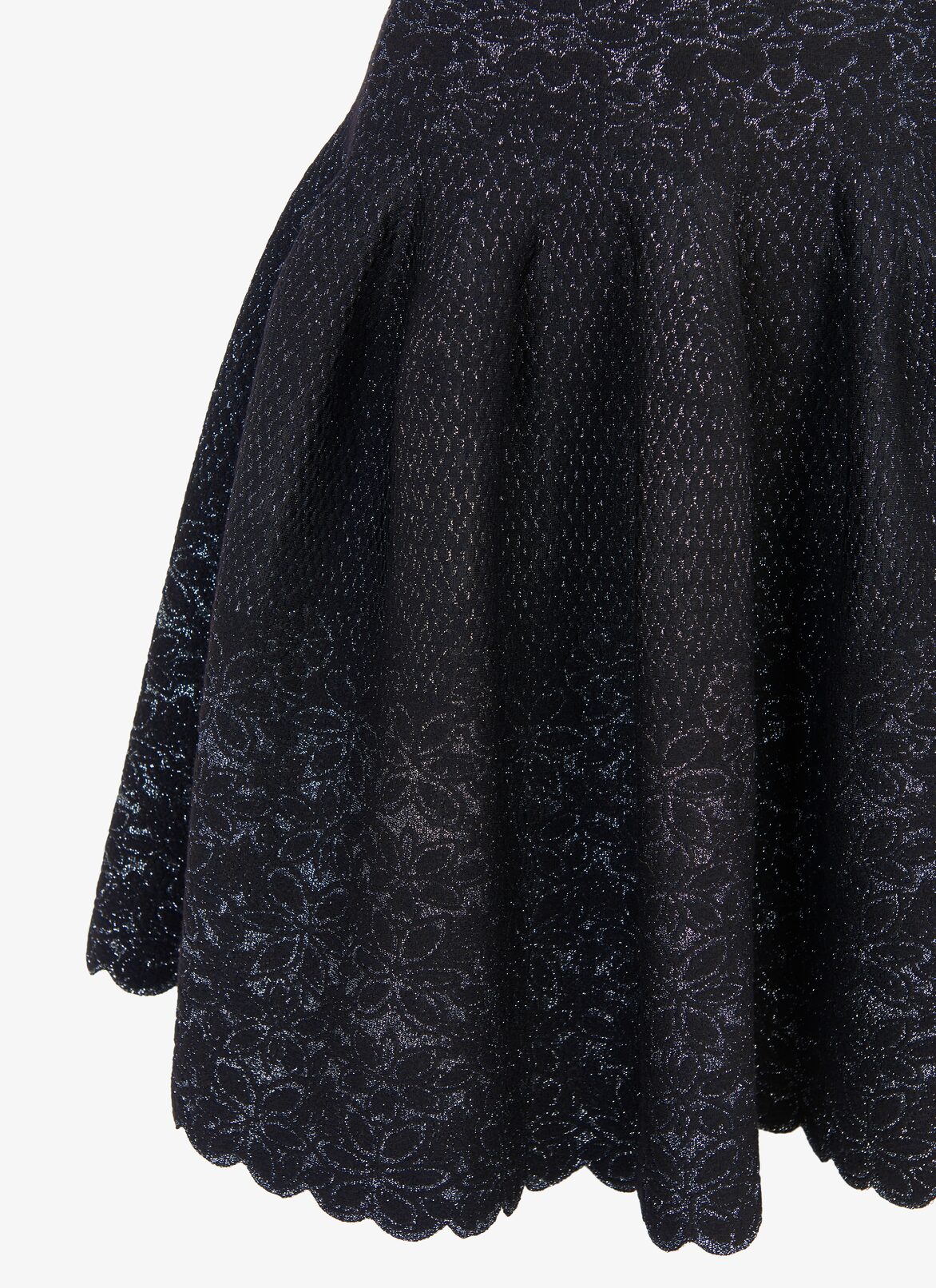 SLEEVELESS DRESS PATIO LUX BLACK/SILVER ALAÏA ブラック/シルバー  SLEEVELESS DRESS PATIO LUX BLACK/SILVER
